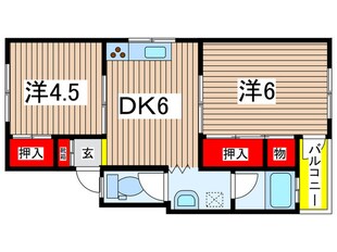 桜荘マンションの物件間取画像